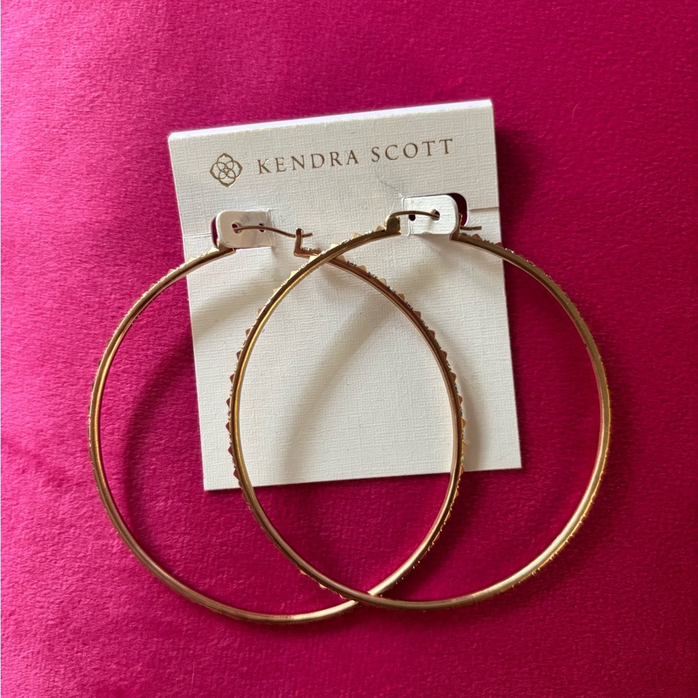 Kendra Scott Rose Gold Hoop Earrings